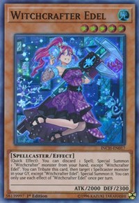 Witchcrafter Edel [INCH-EN017] Super Rare | Shuffle n Cut Hobbies & Games