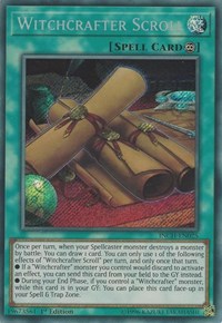 Witchcrafter Scroll [INCH-EN025] Secret Rare | Shuffle n Cut Hobbies & Games