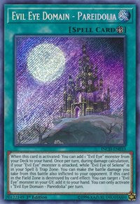 Evil Eye Domain - Pareidolia [INCH-EN033] Secret Rare | Shuffle n Cut Hobbies & Games