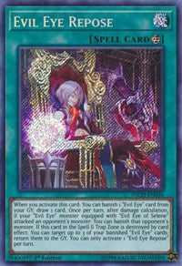 Evil Eye Repose [INCH-EN036] Secret Rare | Shuffle n Cut Hobbies & Games