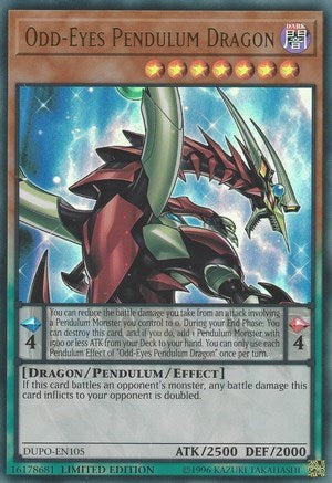 Odd-Eyes Pendulum Dragon [DUPO-EN105] Ultra Rare | Shuffle n Cut Hobbies & Games