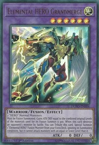 Elemental HERO Grandmerge [DUPO-EN004] Ultra Rare | Shuffle n Cut Hobbies & Games