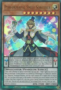 Performapal Smile Sorcerer [DUPO-EN012] Ultra Rare | Shuffle n Cut Hobbies & Games