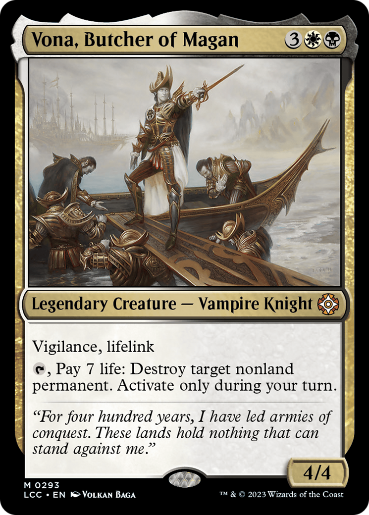 Vona, Butcher of Magan [The Lost Caverns of Ixalan Commander] | Shuffle n Cut Hobbies & Games