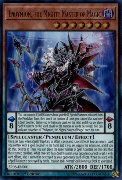 Endymion, the Mighty Master of Magic [SR08-EN001] Ultra Rare | Shuffle n Cut Hobbies & Games