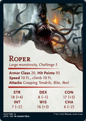 Roper Art Card [Dungeons & Dragons: Adventures in the Forgotten Realms Art Series] | Shuffle n Cut Hobbies & Games