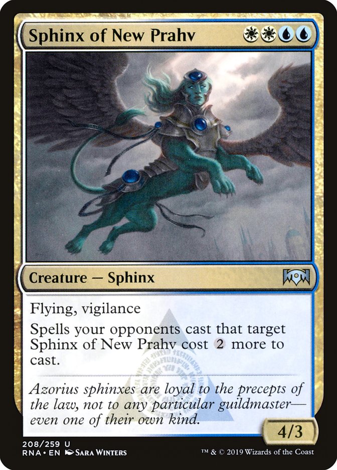 Sphinx of New Prahv [Ravnica Allegiance] | Shuffle n Cut Hobbies & Games