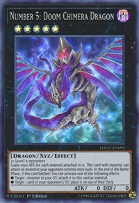 Number 5: Doom Chimera Dragon [DANE-EN092] Super Rare | Shuffle n Cut Hobbies & Games