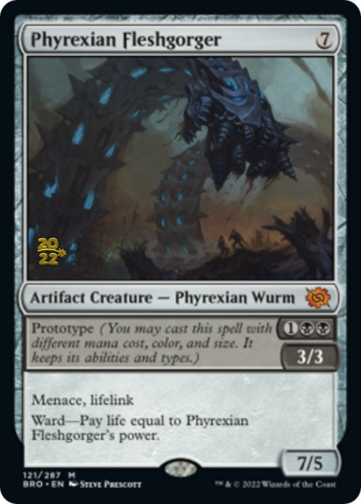 Phyrexian Fleshgorger [The Brothers' War Prerelease Promos] | Shuffle n Cut Hobbies & Games