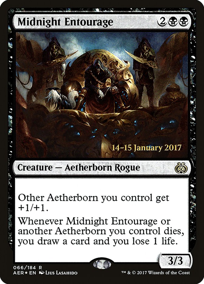 Midnight Entourage [Aether Revolt Prerelease Promos] | Shuffle n Cut Hobbies & Games