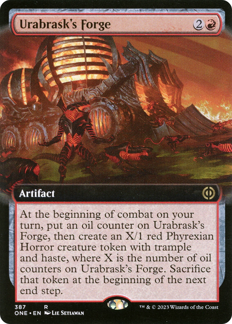 Urabrask's Forge (Extended Art) [Phyrexia: All Will Be One] | Shuffle n Cut Hobbies & Games