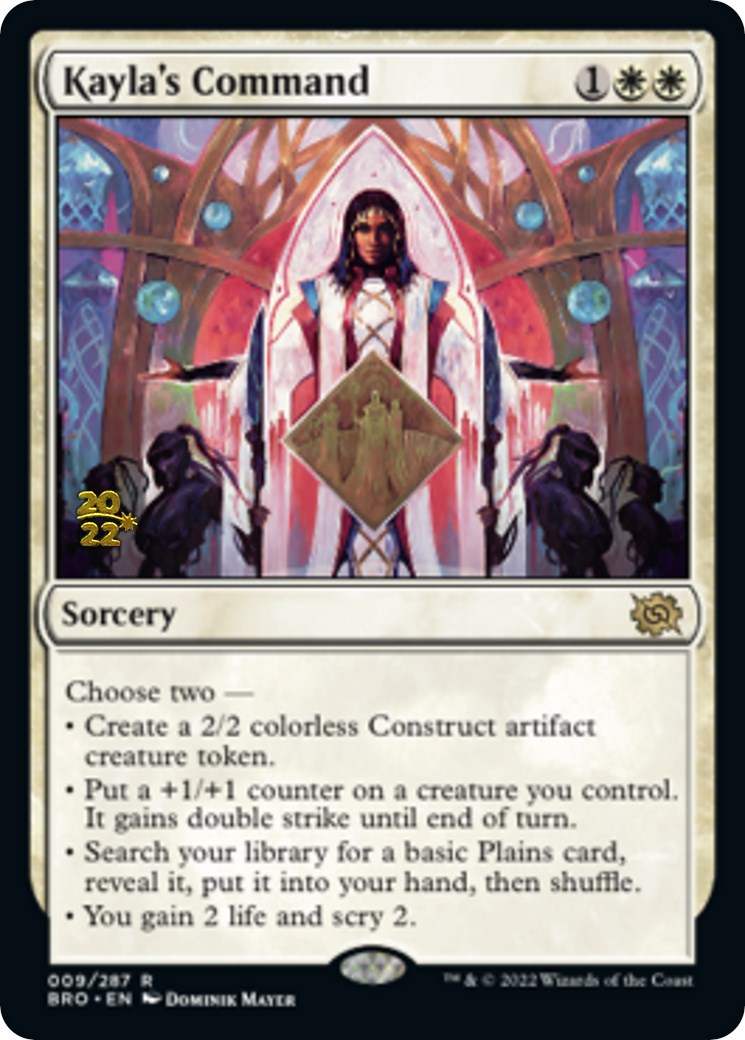 Kayla's Command [The Brothers' War Prerelease Promos] | Shuffle n Cut Hobbies & Games