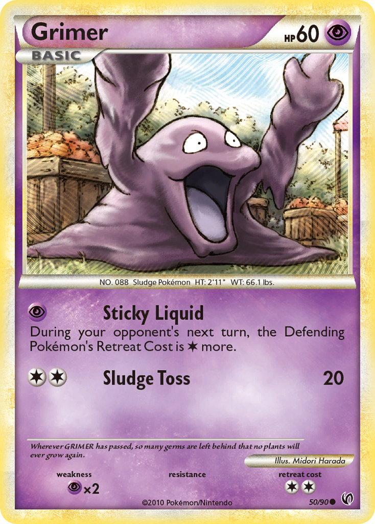 Grimer (50/90) [HeartGold & SoulSilver: Undaunted] | Shuffle n Cut Hobbies & Games