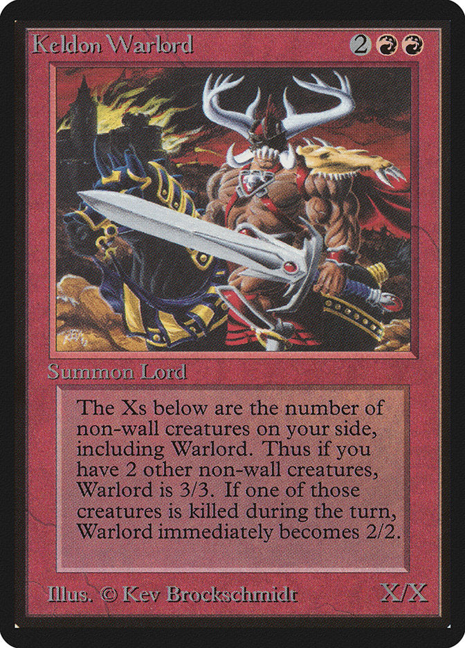 Keldon Warlord [Beta Edition] | Shuffle n Cut Hobbies & Games