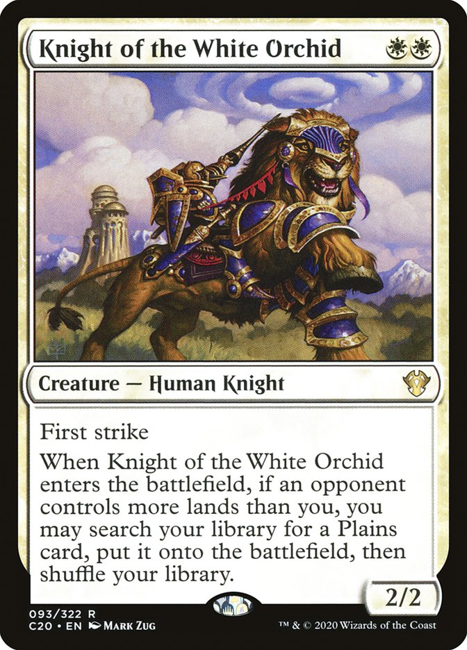 Knight of the White Orchid [Commander 2020] | Shuffle n Cut Hobbies & Games