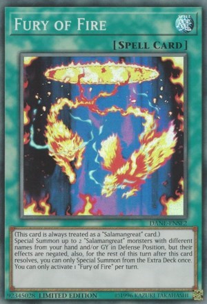 Fury of Fire [DANE-ENSE2] Super Rare | Shuffle n Cut Hobbies & Games