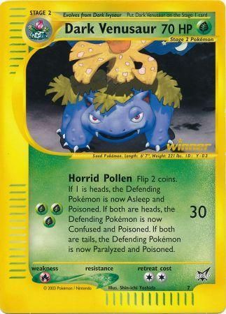 Dark Venusaur (7) (Jumbo Card) [Best of Promos] | Shuffle n Cut Hobbies & Games