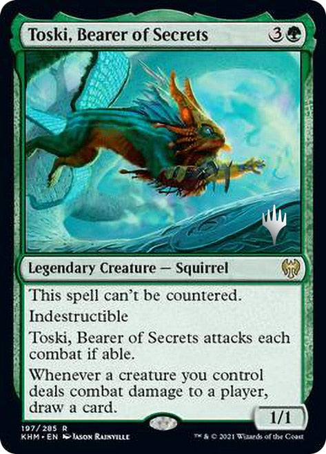 Toski, Bearer of Secrets (Promo Pack) [Kaldheim Promos] | Shuffle n Cut Hobbies & Games