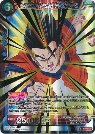 Miraculous Comeback Ultimate Gohan [BT2-006] | Shuffle n Cut Hobbies & Games