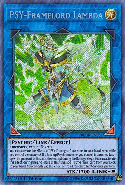 PSY-Framelord Lambda [BLHR-EN051] Secret Rare | Shuffle n Cut Hobbies & Games