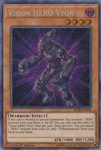 Vision HERO Vyon [BLHR-EN059] Secret Rare | Shuffle n Cut Hobbies & Games