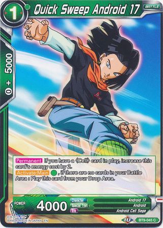 Quick Sweep Android 17 [BT9-045] | Shuffle n Cut Hobbies & Games