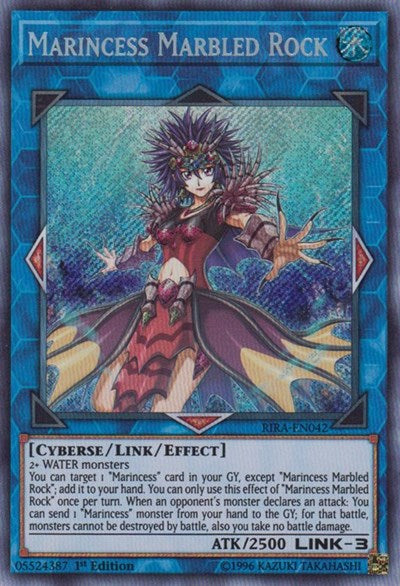 Marincess Marbled Rock [RIRA-EN042] Secret Rare | Shuffle n Cut Hobbies & Games