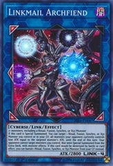 Linkmail Archfiend [RIRA-EN047] Super Rare | Shuffle n Cut Hobbies & Games