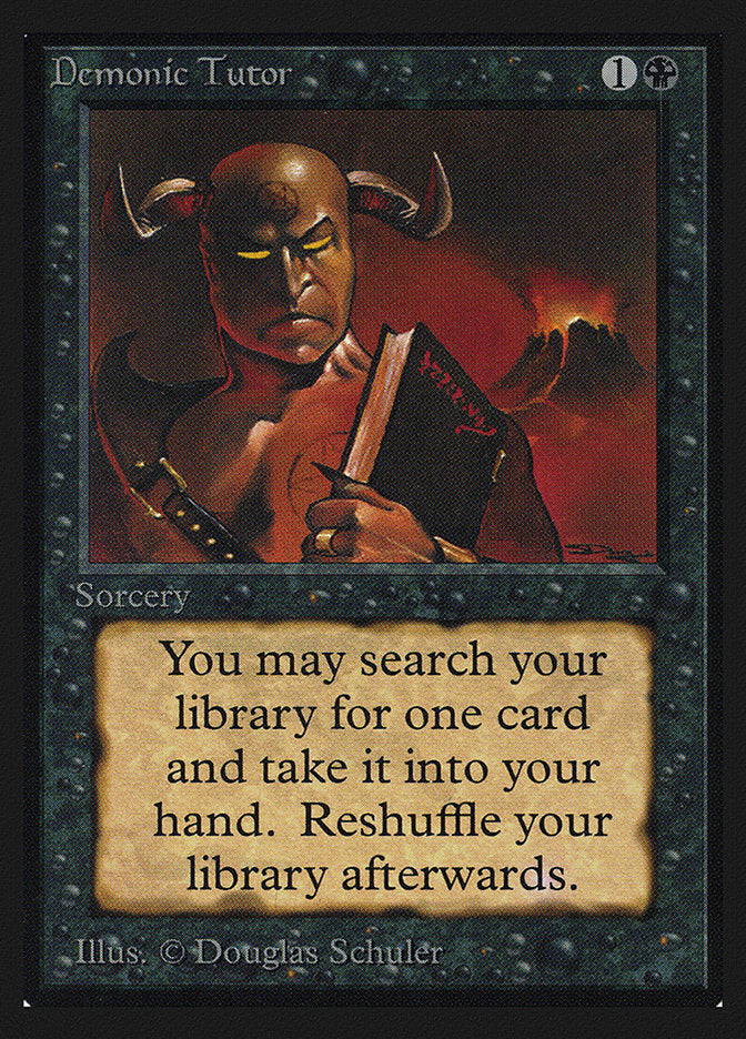 Demonic Tutor [Collectors' Edition] | Shuffle n Cut Hobbies & Games