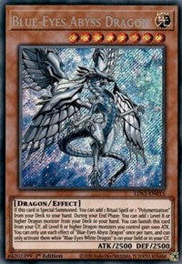 Blue-Eyes Abyss Dragon [LDS2-EN015] Secret Rare | Shuffle n Cut Hobbies & Games