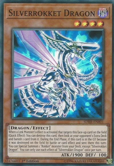 Silverrokket Dragon [SDRR-EN001] Super Rare | Shuffle n Cut Hobbies & Games