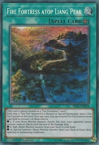 Fire Fortress atop Liang Peak [FIGA-EN018] Secret Rare | Shuffle n Cut Hobbies & Games