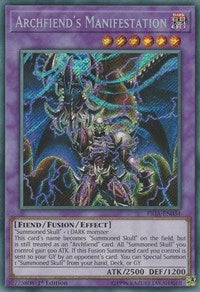 Archfiend's Manifestation [FIGA-EN034] Secret Rare | Shuffle n Cut Hobbies & Games