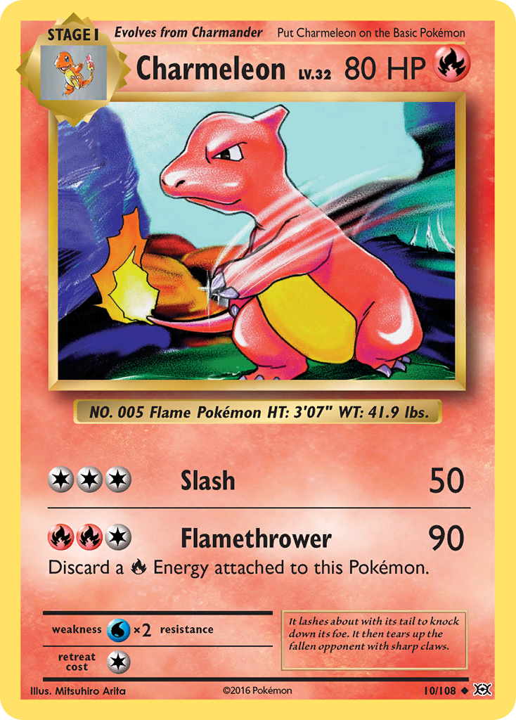 Charmeleon (10/108) [XY: Evolutions] | Shuffle n Cut Hobbies & Games