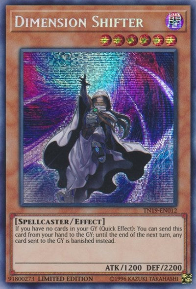 Dimension Shifter [TN19-EN012] Prismatic Secret Rare | Shuffle n Cut Hobbies & Games