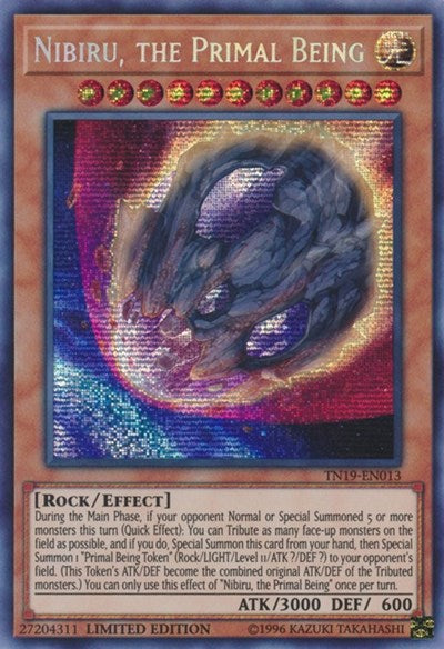 Nibiru, the Primal Being [TN19-EN013] Prismatic Secret Rare | Shuffle n Cut Hobbies & Games