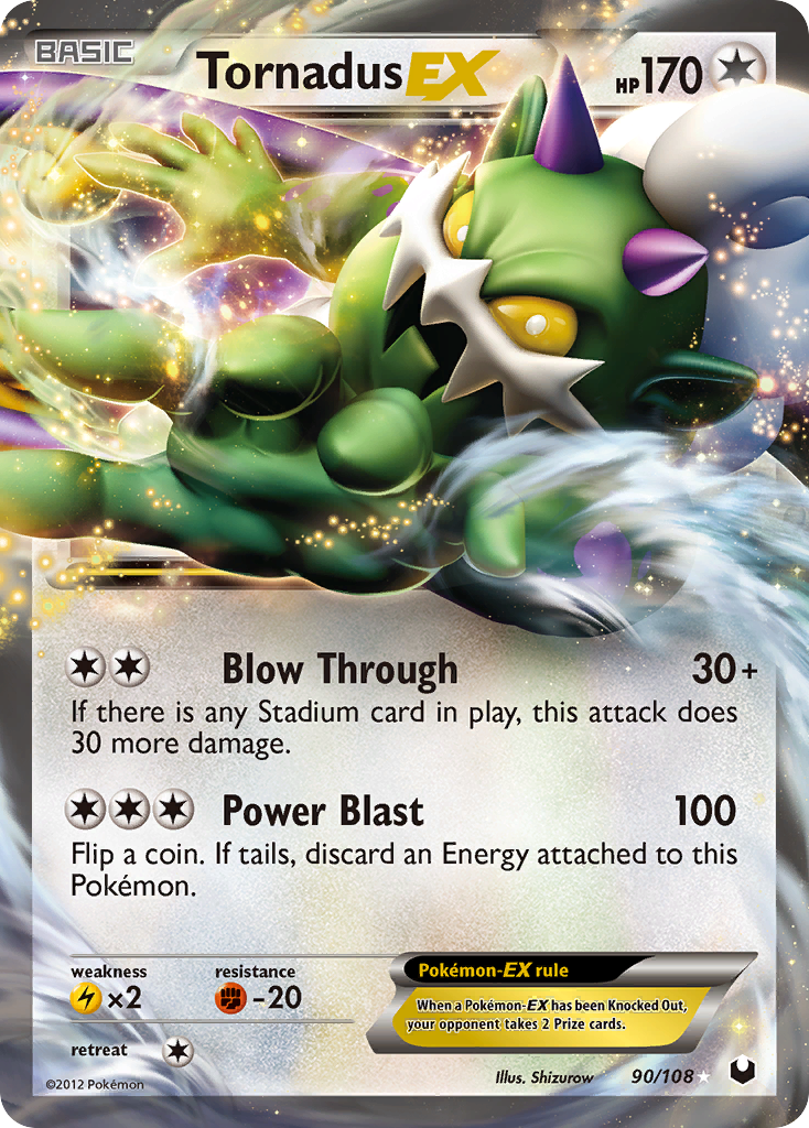 Tornadus EX (90/108) [Black & White: Dark Explorers] | Shuffle n Cut Hobbies & Games