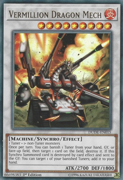 Vermillion Dragon Mech [DUDE-EN015] Ultra Rare | Shuffle n Cut Hobbies & Games