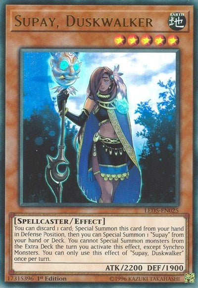 Supay, Duskwalker [LED5-EN025] Ultra Rare | Shuffle n Cut Hobbies & Games