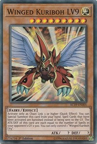 Winged Kuriboh LV9 [AC19-EN005] Super Rare | Shuffle n Cut Hobbies & Games