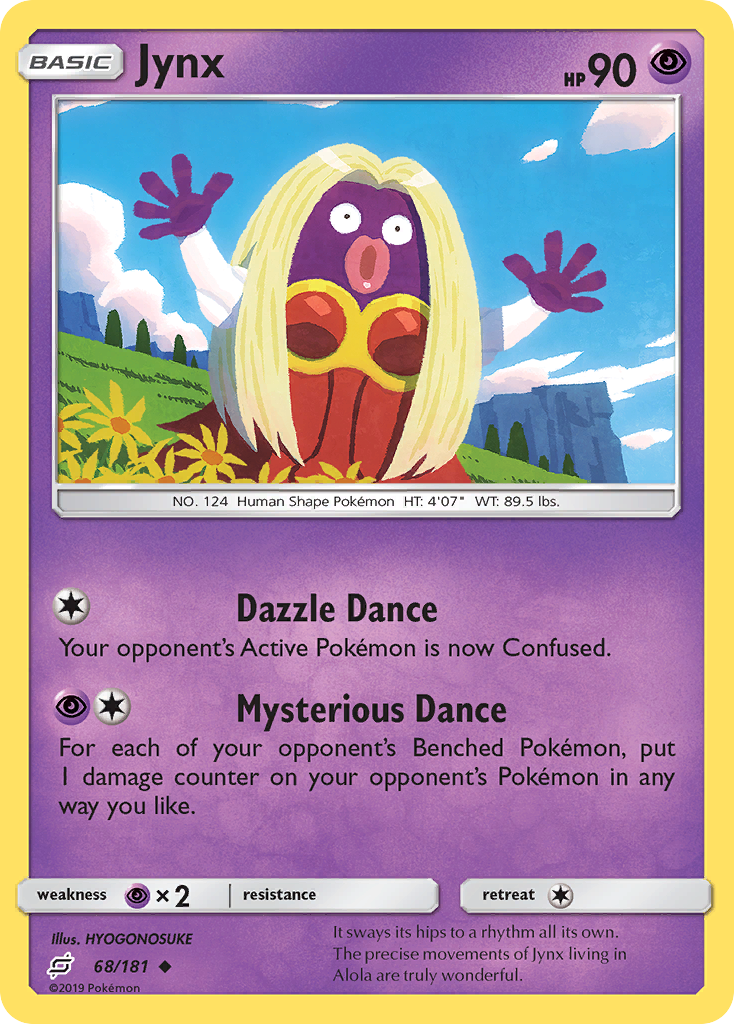 Jynx (68/181) [Sun & Moon: Team Up] | Shuffle n Cut Hobbies & Games