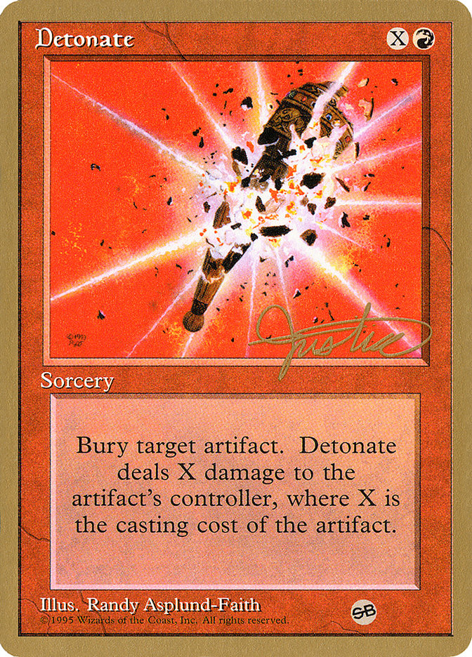 Detonate (Mark Justice) (SB) [Pro Tour Collector Set] | Shuffle n Cut Hobbies & Games