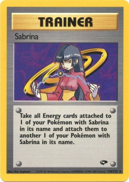 Sabrina (110/132) [Gym Challenge Unlimited] | Shuffle n Cut Hobbies & Games