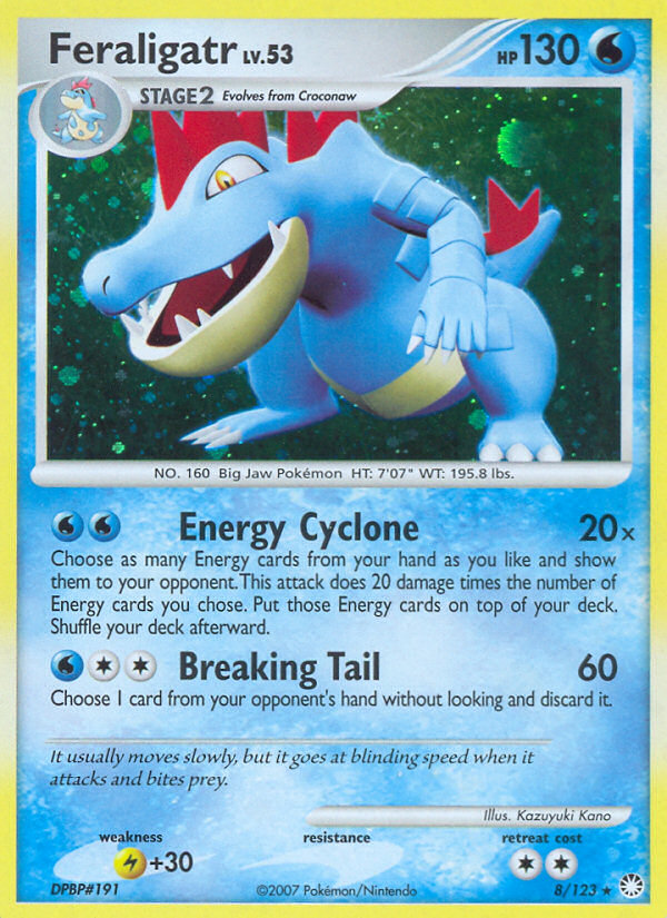 Feraligatr (8/123) [Diamond & Pearl: Mysterious Treasures] | Shuffle n Cut Hobbies & Games