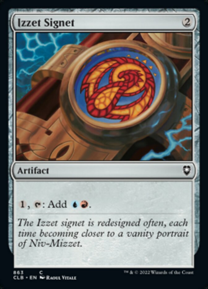 Izzet Signet [Commander Legends: Battle for Baldur's Gate] | Shuffle n Cut Hobbies & Games