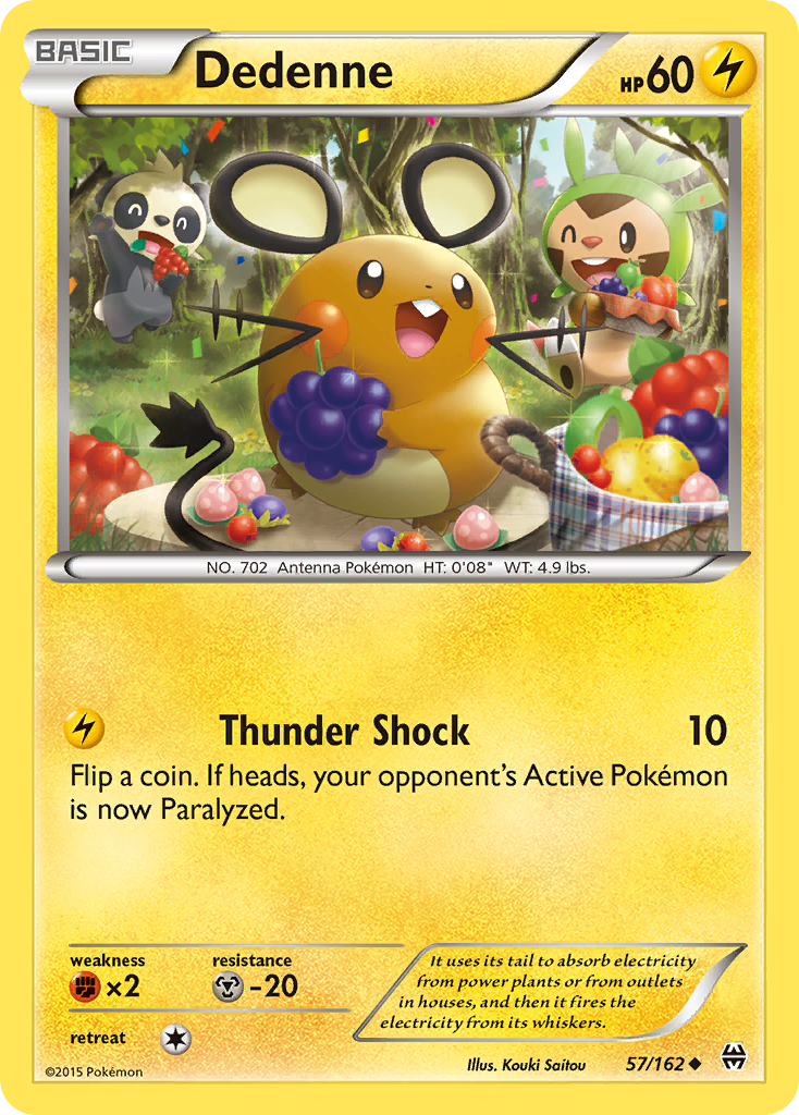 Dedenne (57/162) [XY: BREAKthrough] | Shuffle n Cut Hobbies & Games