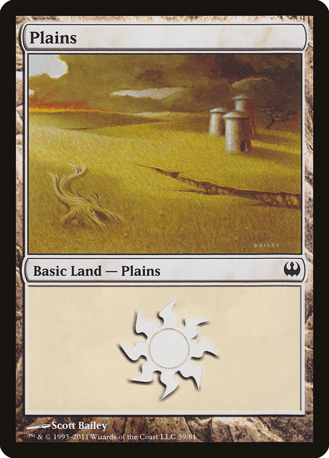 Plains (39) [Duel Decks: Knights vs. Dragons] | Shuffle n Cut Hobbies & Games