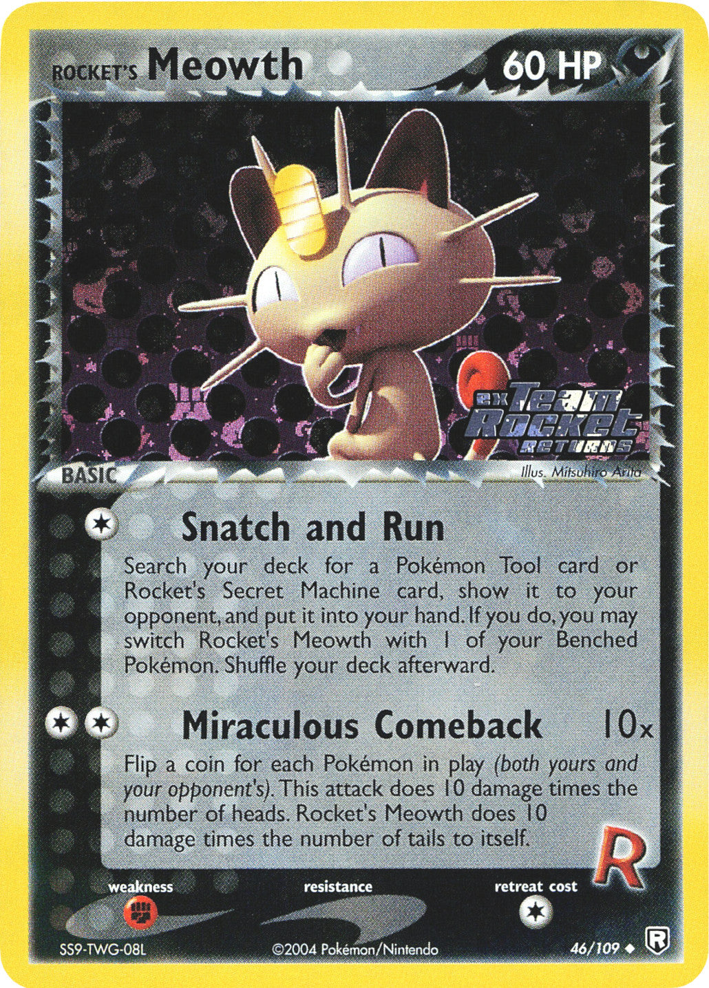 Rocket's Meowth (46/109) (Stamped) [EX: Team Rocket Returns] | Shuffle n Cut Hobbies & Games