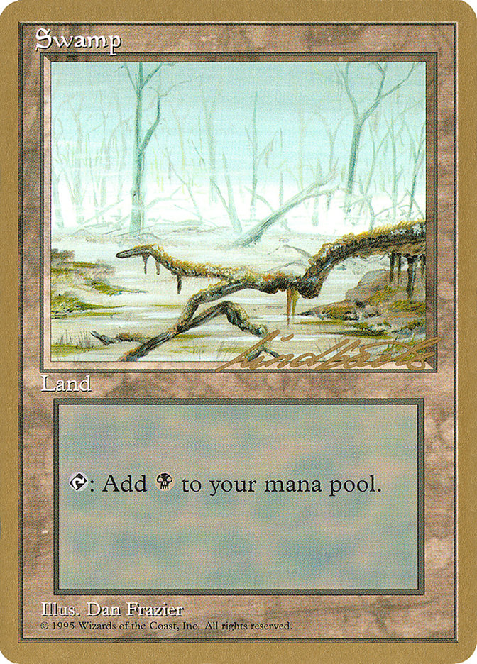 Swamp (ll372) (Leon Lindback) [Pro Tour Collector Set] | Shuffle n Cut Hobbies & Games