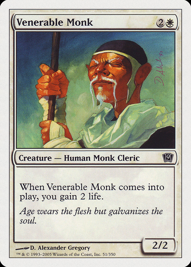 Venerable Monk [Ninth Edition] | Shuffle n Cut Hobbies & Games